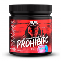 3VS Nutrition Pré Treino Prohibido 180g Sabor Algodão Doce na Amazon