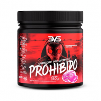 3VS Nutrition Pré Treino Prohibido 180g Sabor Chiclete na Amazon