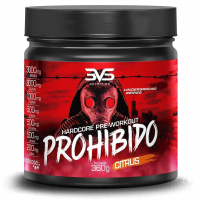 3VS Nutrition Pré Treino Prohibido 360g Sabor Citrus na Amazon