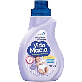 4 Unidades Amaciante Vida Macia Glicerina & Amêndoas 500ml na Amazon