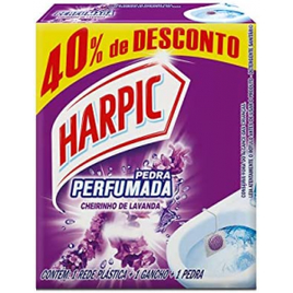 4 Unidades Harpic Pedra Sanitária Aroma Plus Lavanda 25g na Amazon