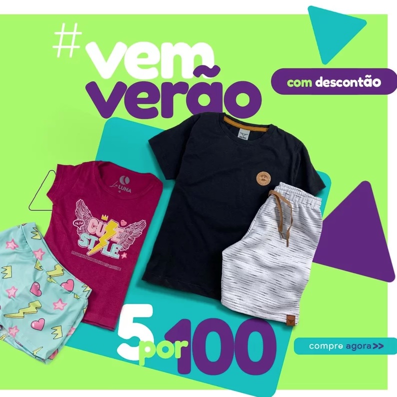 5 Conjuntos Infantis de Verão na LaLuna