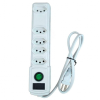 5 Tomadas Branco C/Fusivel na Amazon
