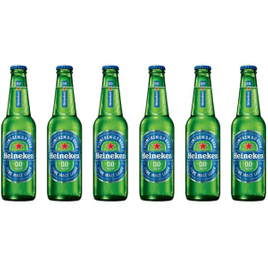 5 Unidades Cerveja Heineken 0.0 Pilsen Lager sem Álcool - 330ml (Total 5 unidades) na Americanas
