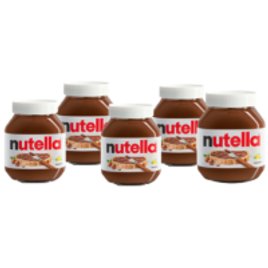 5 Unidades Creme de Avelã Nutella - 140g na Shopee