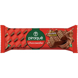 5 Unidades Wafer Recheio e Cobertura Chocolate Piraquê Chocowafer 100,8g na Amazon