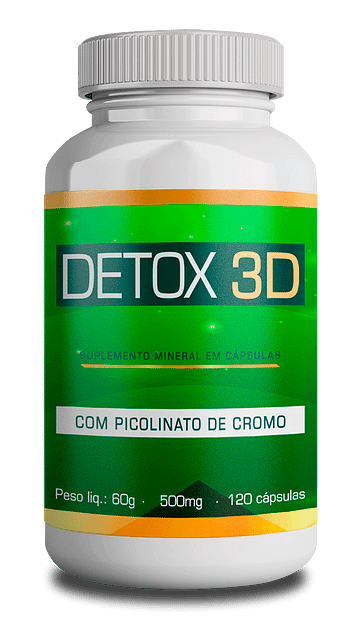 Detox 3D - Suplemento Mineral em Capsulas