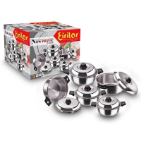 Jogo de Panelas Eirilar New Pratic 5 Peças Polido