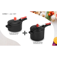 Kit Panela De Pressão Antiaderente Eirilar