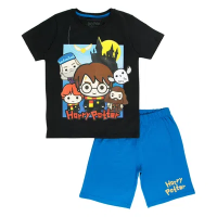 Pijama Manga Curta Meia Malha Hogwarts Harry Potter - Warner