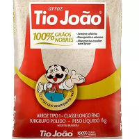 Arroz branco Tio João 1kg