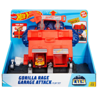 Brinquedo Pista Hot Wheels City: Ataque de Gorila na Garagem FNB05 - Mattel