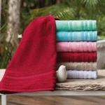 Jogo de Toalha de Banho Atlântica Delicata – Garden Valentino 4 Peças