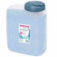 Porta Sabão Em Pó Plástico, Transparente/Verde, Sanremo