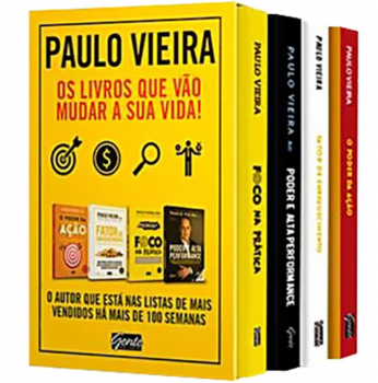 Box Livros Paulo Vieira Vol. 1 – Os Livros Que Vão Mudar a Sua Vida