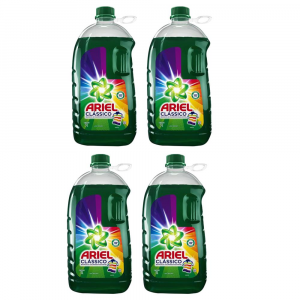 4 Unidades Sabão Líquido Ariel Clássico 3L