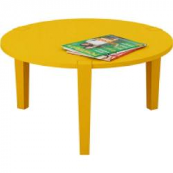 Mesa de Centro Redonda Barra – Amarela – Orb