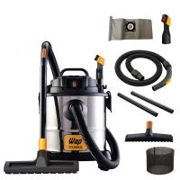 Aspirador De Água E Pó WAP FW00540 GTW Inox 20 Litros 1600W