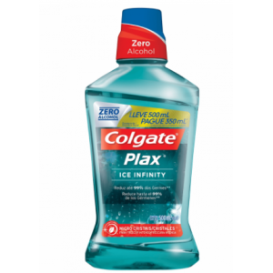 Enxaguante Bucal Colgate Plax Ice Infinity - 500ml