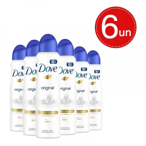Kit Desodorante Dove Original Aerosol 150ml - 6 Unidades