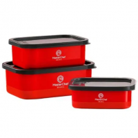 Kit 3 Potes Retangulares MasterChef