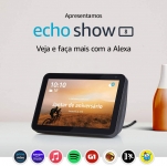 Echo Show 8 – Smart Speaker com tela de 8″ e Alexa – Cor Preta
