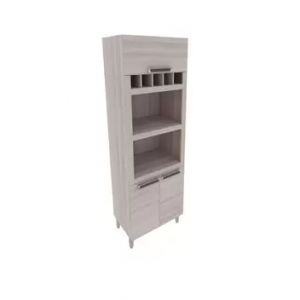 Paneleiro Itatiaia Jazz 3 Portas Nicho Forno Coimbra Bege IPLDAFNO-70 - Paneleiro