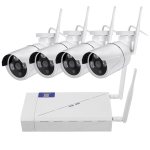 4CH Wireless Wi-Fi 1080P IP Camera System with NVR