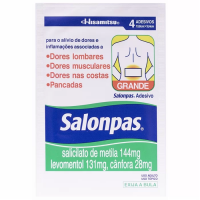 Adesivo Salonpas Grande 04 Unidades - Hisamitsu