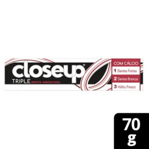 Creme Dental com flúor Closeup Triple Menta Americana 70g