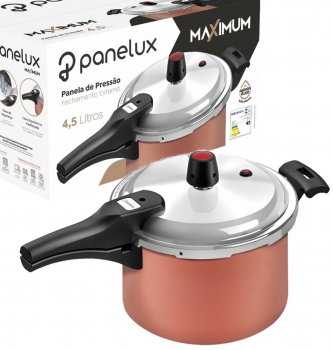 Panela de Pressão Fechamento Externo 4,5L Cobre – Panelux