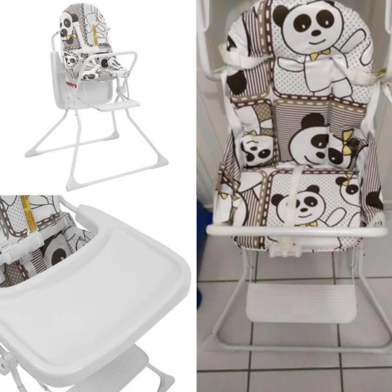 Cadeira de Alimentação Galzerano Standard II – Panda para Crianças até 15kg