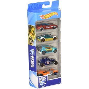 Pacote 5 Carros Sortidos, Hot Wheels, Mattel - não é possível escolher as cores