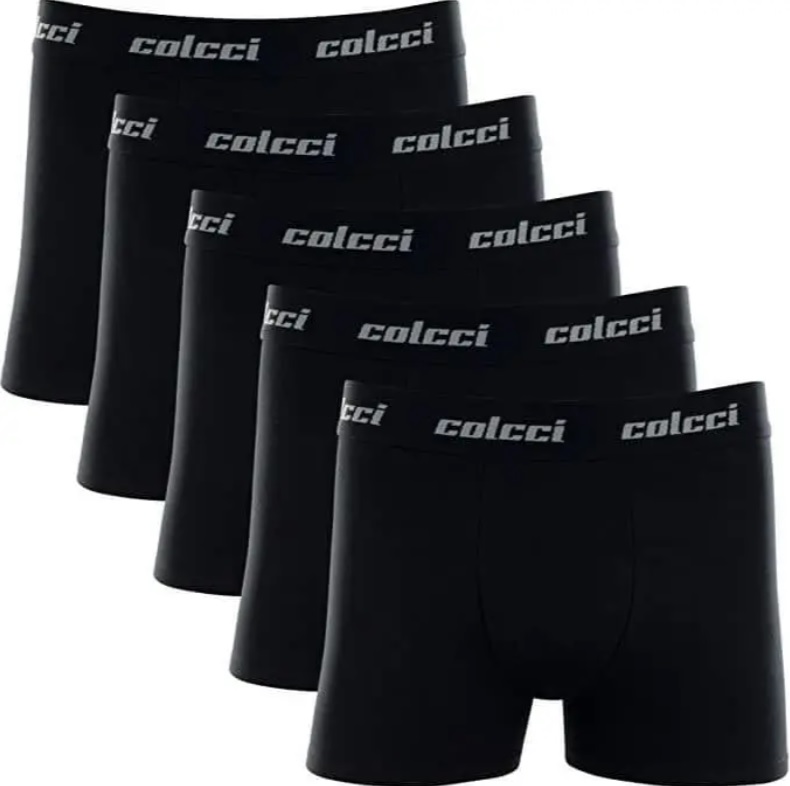 Kit 5 Cuecas Boxer Colcci