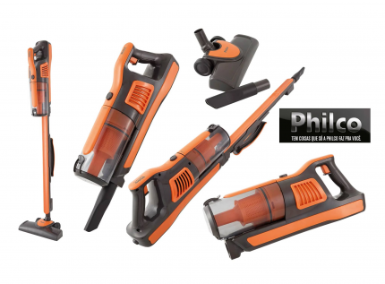 Aspirador de Pó Philco Cyclone Maxx Laranja 1250W