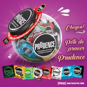 Pote Do Prazer Prudence Camisinha Preservativo Com 52 Unidades