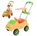 Carrinho de Passeio Infantil Baby Car – com Empurrador e Capota Xplast