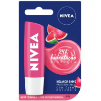 Protetor Labial Nivea Melancia Shine - Hidratação Profunda 4,8G