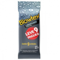 Preservativo Blowtex Lubrificado Leve 9 Pague 6 Unidades
