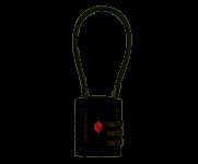 Trava de Segurança, 3DIG TSA, Preto, Samsonite