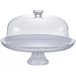 Boleira de Vidro com Tampa Ruvolo - Redonda Athenas