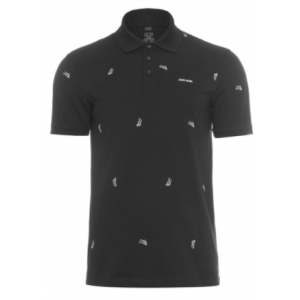 Polo Masculina Mini Moto - John John - Preto