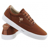 Sapatênis Polo Joy Tamanhos Especiais Números Grandes Marrom