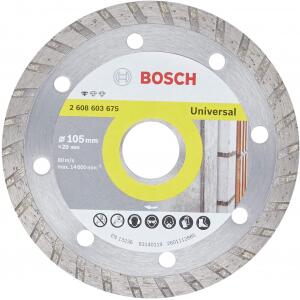 Disco Diamantado Standard Turbo Bosch Cinza 105mm
