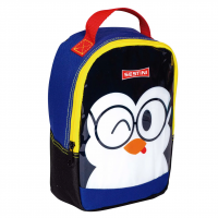 Lancheira Pequena Sestini Kids Basic Pinguim Colorido