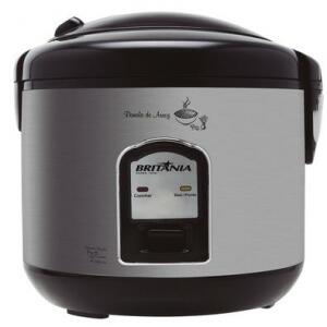 Panela de Arroz Elétrica Britânia PA4X 5 Xícaras 110V Prata - 66401088