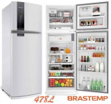 Geladeira Brastemp Frost Free Duplex 478 litros Branca com Freezer Control Advanced – BRM59AB