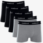 Kit 5 Cuecas Boxer Cot Elas Bord, Colcci, Masculino