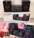Mini System LG Bluetooh USB MP3 CD Player 440W – Karaokê CJ44 X Boom