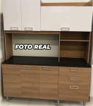 Cozinha Compacta Itatiaia Açaí com Balcão – 7 Portas 2 Gavetas